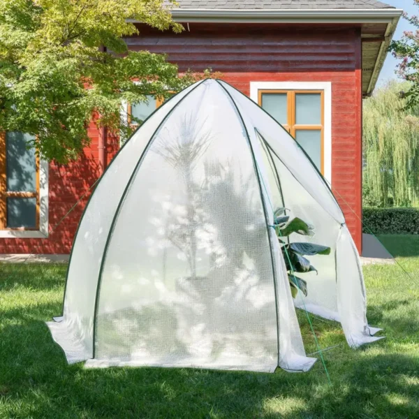 Overwintertent, Kas, Foliekas, Koudframe, Tomatenkas Wit 200x240cm 8