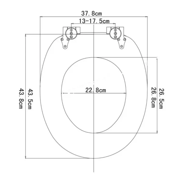 Premium Toiletbril, MDF-houten Kern, Softclose-scharnier, Designdecor 6