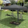 Prieel Pop-up Waterdicht Zonwerend Terras Festivalpagodetent 3 X 3 M Antraciet 4