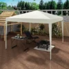 Prieel Pop-Up Waterdicht Zonwering Patio Festival Pagodetent 3 X 3 M Beige 2