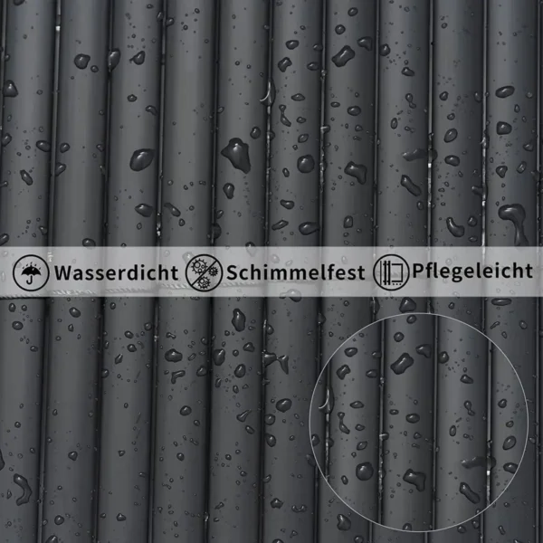 PVC Privacymat, Privacyhek Met Kabelbinders, UV-bestendig, Weerbestendig, Windbescherming, 600 X 120 Cm 5