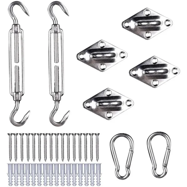 RVS Luifelbevestigingsset Accessoires Montagedriehoek Roestvrij 3