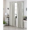 Set Van 2 Ondoorzichtige Gordijnen 250 G/m² Met Ruchesband Crème 135x175 Cm 8