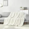 Sprei 100% Katoen, Lichte Deken In Wafellook Crème 170 X 210 Cm 7