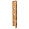 Staande Plank, Badkamerplank, Keukenplank, Hoekplank, Bamboe, 4 Planken, Naturel 6