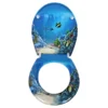 Toiletbril Duroplast Goldfish Blauw Met Softclose-mechanisme En Snelbevestiging 4