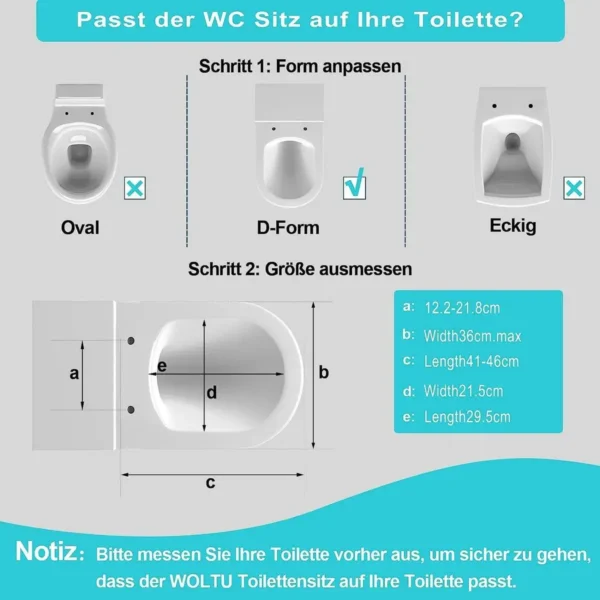 Toiletbril Toiletdeksel Kunststof Met Softclose Mechanisme Wit 5