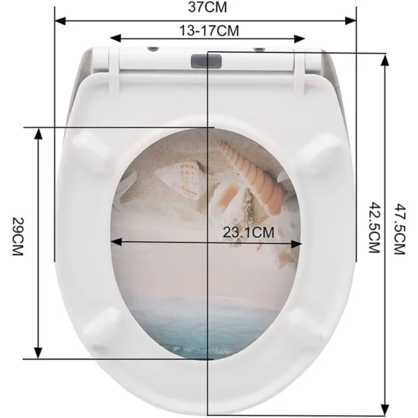 Toiletdeksel Met Softclose Antibacterieel Beter Zandstrand 3