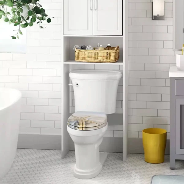 Toiletdeksel Met Softclose-mechanisme Premium Toiletbril Toiletbril Gele Zeester 7