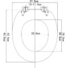 Toiletzitting MDF Met Soft Close Mechanisme, Soft Close Scharnier, Bloemgrijs 6