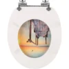 Toiletzitting MDF Met Soft Close Mechanisme Sunset Scharnier 4