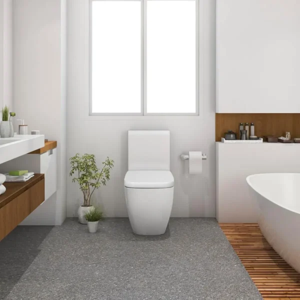 Toiletzitting Met Softclose-mechanisme, Antibacteriële Coating, Vierkant 2