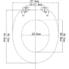 Toiletzitting Met Softclose-mechanisme, MDF-houten Kern, Softclose-scharnier, Antibacterieel 3