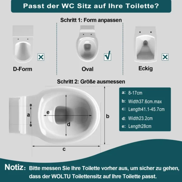 Toiletzitting Soft Close, Fast Fix, Softclose Scharnier, Wit 5