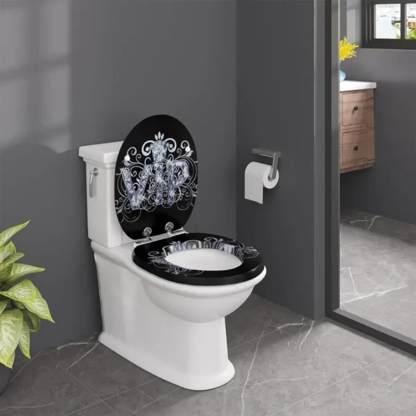 Toiletzitting Toiletzitting Met Softclose-mechanisme, MDF-houten Kern, Softclose-scharnier 7