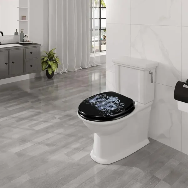 Toiletzitting Toiletzitting Met Softclose-mechanisme, MDF-houten Kern, Softclose-scharnier 8