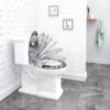 Toiletzitting Van Duroplast Met Softclose-mechanisme In Deco-design White Frangipani 3