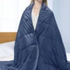 Verzwaarde Deken Therapiedeken Van Microvezel Cashmere Feel Blue 150 X 200 Cm 11,0 Kilogram 3