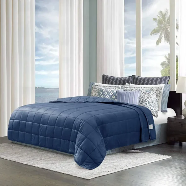 Verzwaarde Deken Therapiedeken Van Microvezel Cashmere Feel Blue 150 X 200 Cm 7,0 Kilogram 2