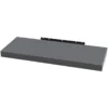 Wandplank CD DVD Plank Boekenkast Houten Plank Donkergrijs 110x22,9x3,8cm 1