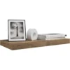 Wandplank CD DVD Plank Boekenkast Houten Plank Vintage Bruin 100x22,9x3,8cm 7