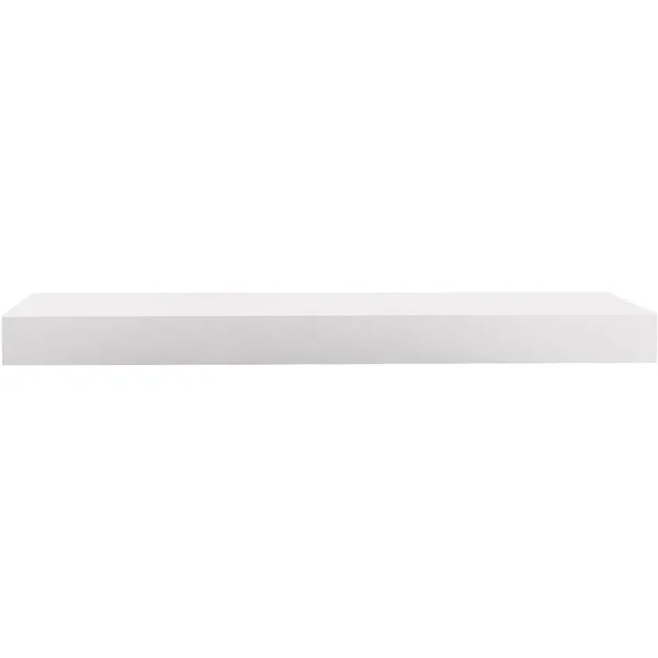 Wandplank CD DVD Plank Boekenkast Houten Plank Wit 100x22,9x3,8cm 6