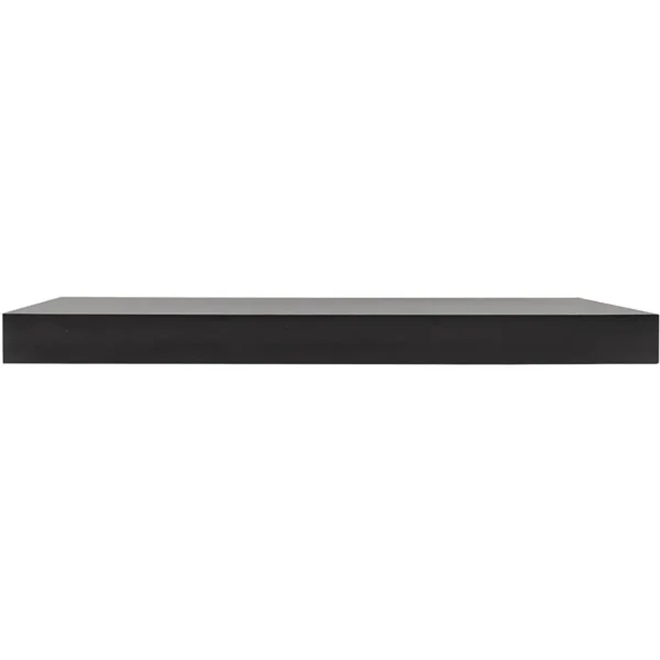 Wandplank CD DVD Plank Boekenkast Houten Plank Zwart 40x22,9x3,8cm 6