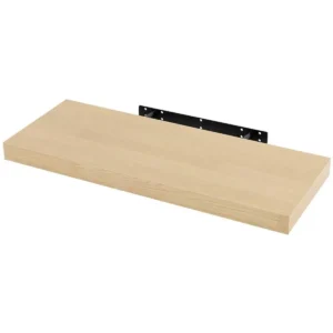 Wandplank CD DVD Plank Boekenkast Houtplank Geel Eiken 100x22,9x3,8cm 1