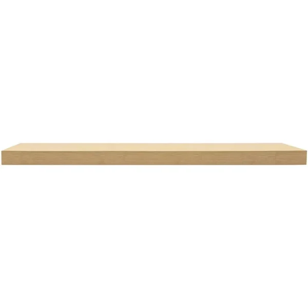 Wandplank CD DVD Plank Boekenkast Houtplank Geel Eiken 100x22,9x3,8cm 6