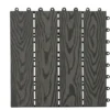 WPC Terrastegels Houtlook, Vloerbedekking Met Kliksysteem, 30x30 Cm 22 Stuks Grijs 3